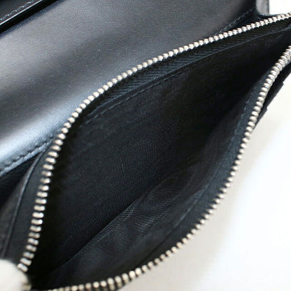 中古 サンローラン 長財布二折 メンズ ブランド SAINT LAURENT タイニー カサンドラ コチネンタルウォレット 607746 ブラック USDSL119587011