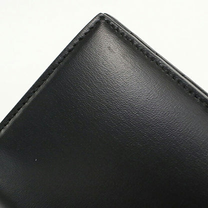 中古 サンローラン 長財布二折 メンズ ブランド SAINT LAURENT タイニー カサンドラ コチネンタルウォレット 607746 ブラック USDSL119587011