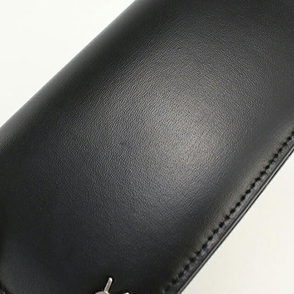 中古 サンローラン 長財布二折 メンズ ブランド SAINT LAURENT タイニー カサンドラ コチネンタルウォレット 607746 ブラック USDSL119587011