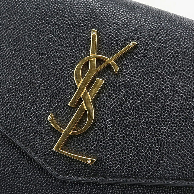 中古 サンローラン チェーンウォレット レディース ブランド SAINT LAURENT アップタウン  607788 ブラック USDSL119588011