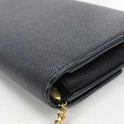 中古 サンローラン チェーンウォレット レディース ブランド SAINT LAURENT アップタウン  607788 ブラック USDSL119588011