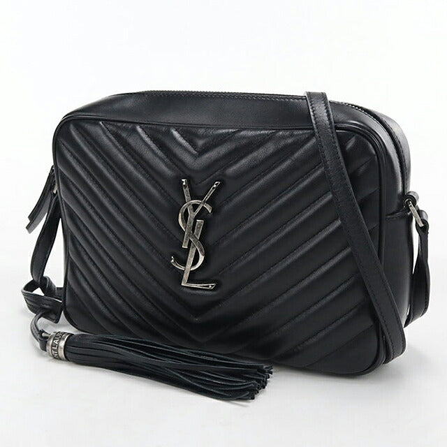 中古 サンローラン ショルダーバッグ レディース ブランド SAINT LAURENT ルー カメラバッグ 612544 ブラック USDSL119733011