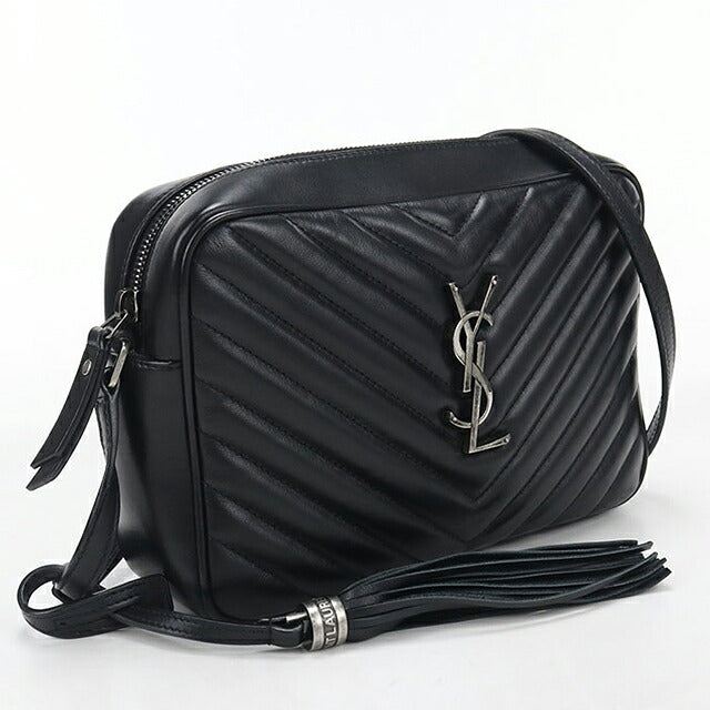 中古 サンローラン ショルダーバッグ レディース ブランド SAINT LAURENT ルー カメラバッグ 612544 ブラック USDSL119733011