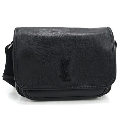 中古 サンローラン ショルダーバッグ レディース ブランド SAINT LAURENT ニキ スモールメッセンジャー レザー 776611 ブラック USDSL119779011