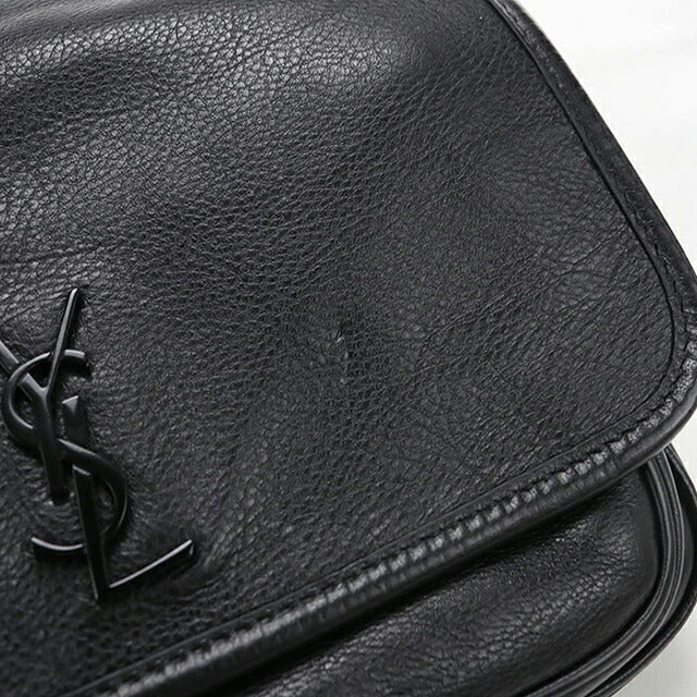 中古 サンローラン ショルダーバッグ レディース ブランド SAINT LAURENT ニキ スモールメッセンジャー レザー 776611 ブラック USDSL119779011