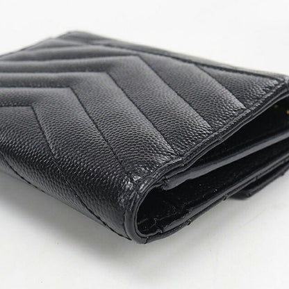 中古 サンローラン 三つ折り財布 三折財布 コンパクト レディース ブランド SAINT LAURENT モノグラム コンパクト スリーフォールド ウォレット 403943 USDSL119823011