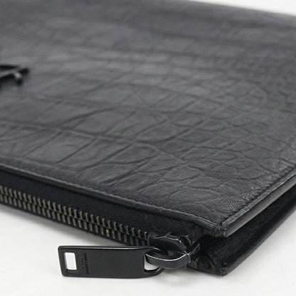 中古 サンローラン クラッチバッグ メンズ ブランド SAINT LAURENT  タブレットホルダー 453249 ブラック USDSL120030011