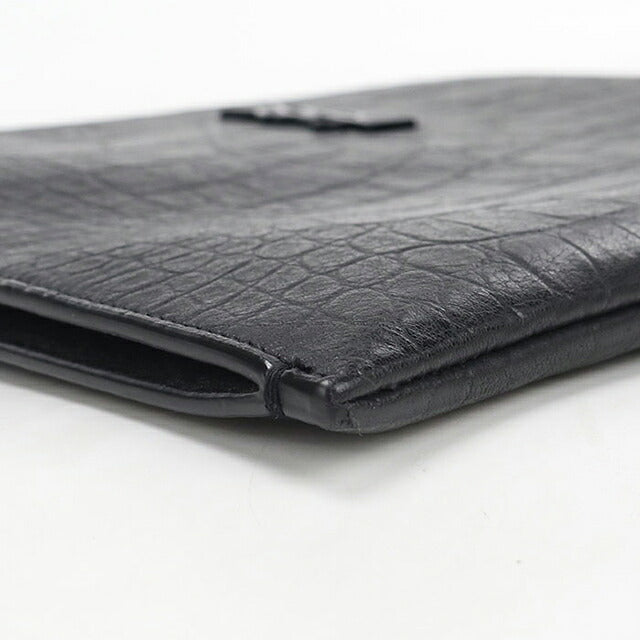 中古 サンローラン クラッチバッグ メンズ ブランド SAINT LAURENT  タブレットホルダー 453249 ブラック USDSL120030011