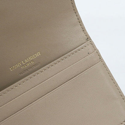 中古 サンローラン 三つ折り財布 三折財布 コンパクト レディース ブランド SAINT LAURENT カサンドラ マトラッセ マルチフォールドウォレット 692061 USDSL120084011
