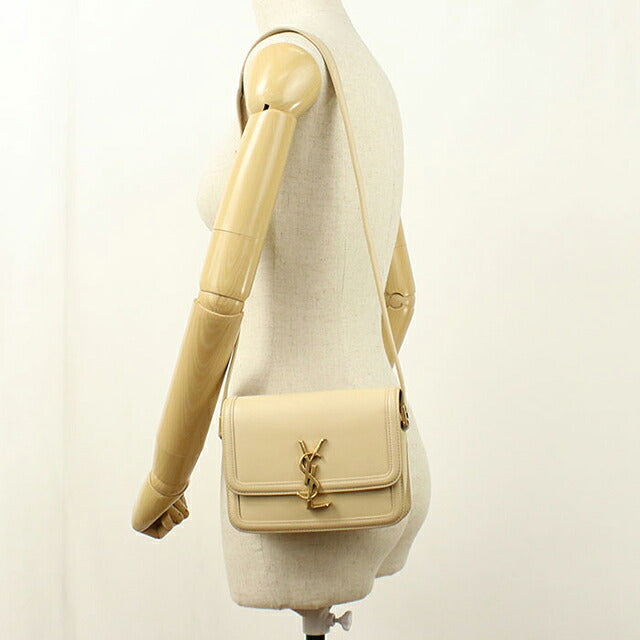 中古 サンローラン ショルダーバッグ レディース ブランド SAINT LAURENT ソルフェリーノ  684306 ベージュ USDSL120115011