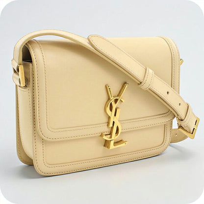 中古 サンローラン ショルダーバッグ レディース ブランド SAINT LAURENT ソルフェリーノ  684306 ベージュ USDSL120115011