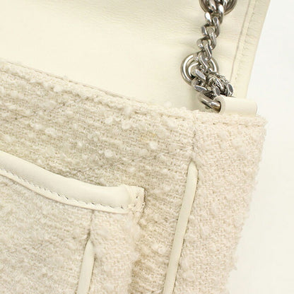 中古 サンローラン ショルダーバッグ レディース ブランド SAINT LAURENT ニキ ベイビー チェーン 633160 ホワイト USDSL120155011