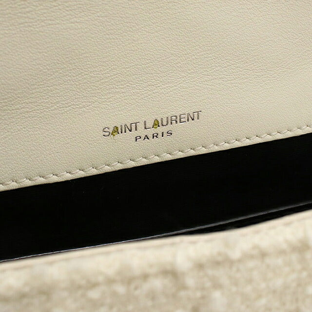 中古 サンローラン ショルダーバッグ レディース ブランド SAINT LAURENT ニキ ベイビー チェーン 633160 ホワイト USDSL120155011