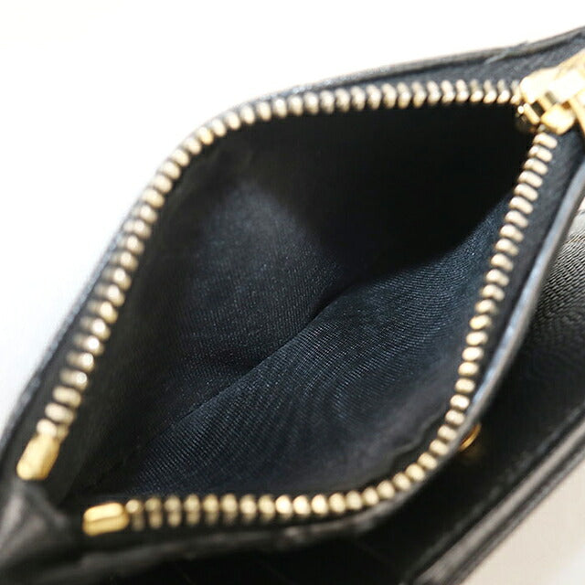 中古 サンローラン 二つ折り財布 二折財布 コンパクト レディース ブランド SAINT LAURENT 2パーツ ジップウォレット モノグラム 668287 ブラック USDSL120173011