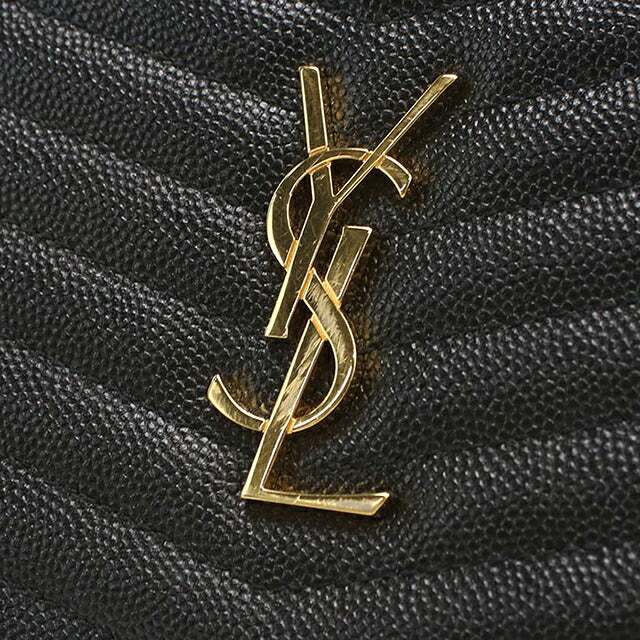 中古 サンローラン ショルダーバッグ レディース ブランド SAINT LAURENT ルー チェーン レザー 612579 ブラック USDSL120480011