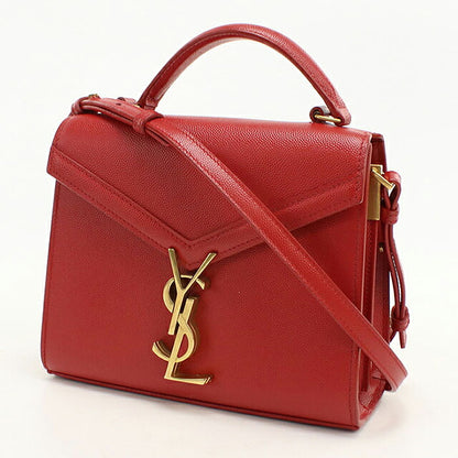 二手 Saint Laurent 手提包女装品牌 SAINT LAURENT Cassandra 迷你顶部提手 2WAY 602716 红色 USDSL120488011