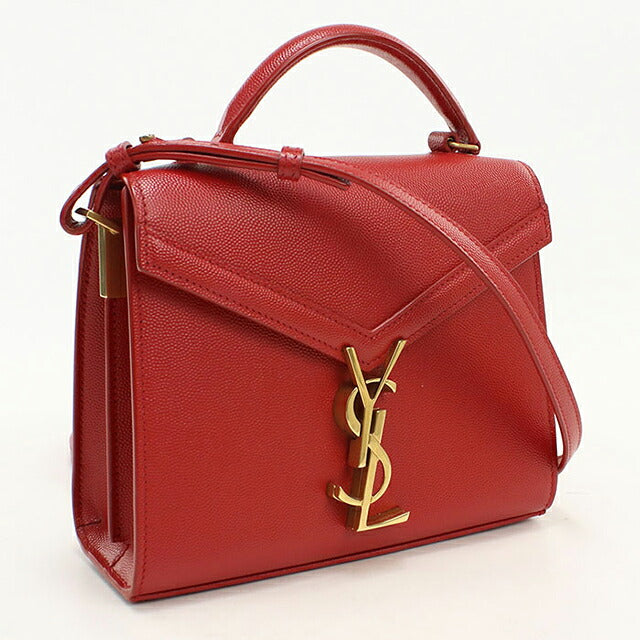 二手 Saint Laurent 手提包女装品牌 SAINT LAURENT Cassandra 迷你顶部提手 2WAY 602716 红色 USDSL120488011
