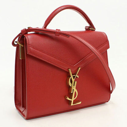 二手 Saint Laurent 手提包女装品牌 SAINT LAURENT Cassandra 迷你顶部提手 2WAY 602716 红色 USDSL120488011