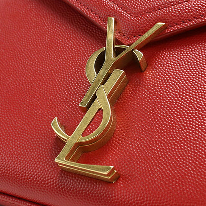 二手 Saint Laurent 手提包女装品牌 SAINT LAURENT Cassandra 迷你顶部提手 2WAY 602716 红色 USDSL120488011