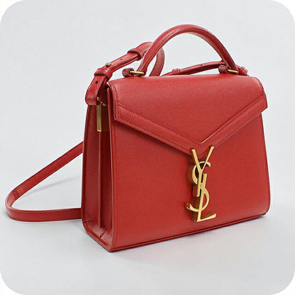 二手 Saint Laurent 手提包女装品牌 SAINT LAURENT Cassandra 迷你顶部提手 2WAY 602716 红色 USDSL120488011
