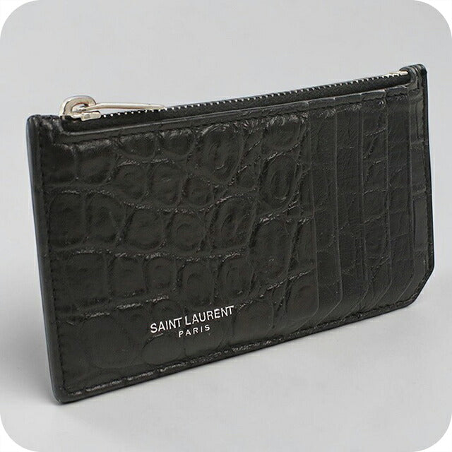二手 Saint Laurent 零钱包男女通用品牌 SAINT LAURENT 碎片包 458589 黑色 USDSL120515011