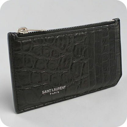 二手 Saint Laurent 零钱包男女通用品牌 SAINT LAURENT 碎片包 458589 黑色 USDSL120515011