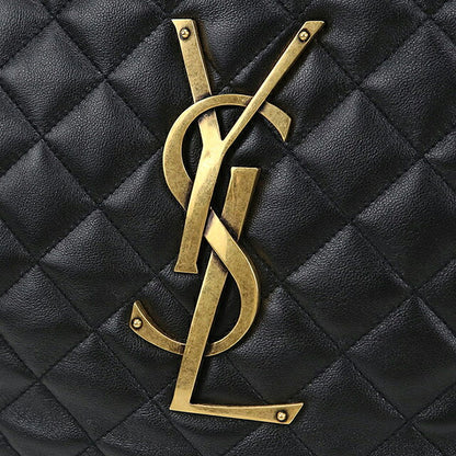 Used Saint Laurent tote bag ladies brand SAINT LAURENT Icar medium 858191 black USDSL120735011
