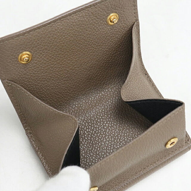 Used Saint Laurent Trifold Wallet Trifold Wallet Compact Ladies Brand SAINT LAURENT YSL Line Origami Tiny Wallet 669959 Brown USDSL120793011