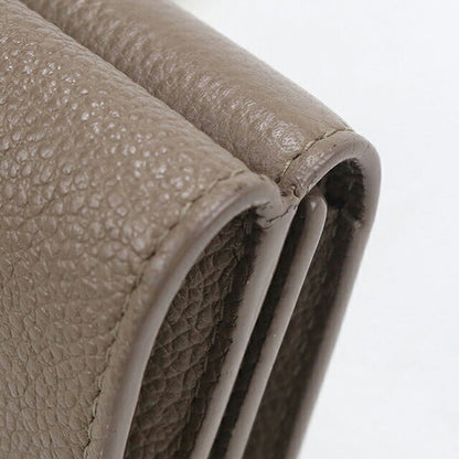 Used Saint Laurent Trifold Wallet Trifold Wallet Compact Ladies Brand SAINT LAURENT YSL Line Origami Tiny Wallet 669959 Brown USDSL120793011