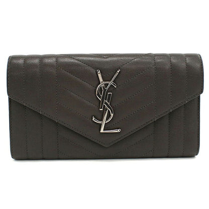 Used Saint Laurent Long Wallet Bifold Women&