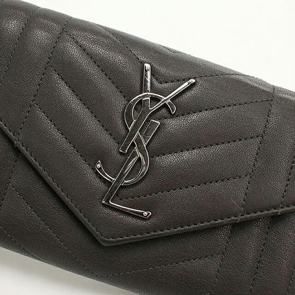Used Saint Laurent Long Wallet Bifold Women&