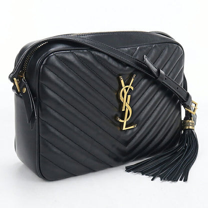 二手 Saint Laurent 斜挎单肩包女装品牌 SAINT LAURENT Lou 相机包皮革 612544 黑色 USDSL121110011