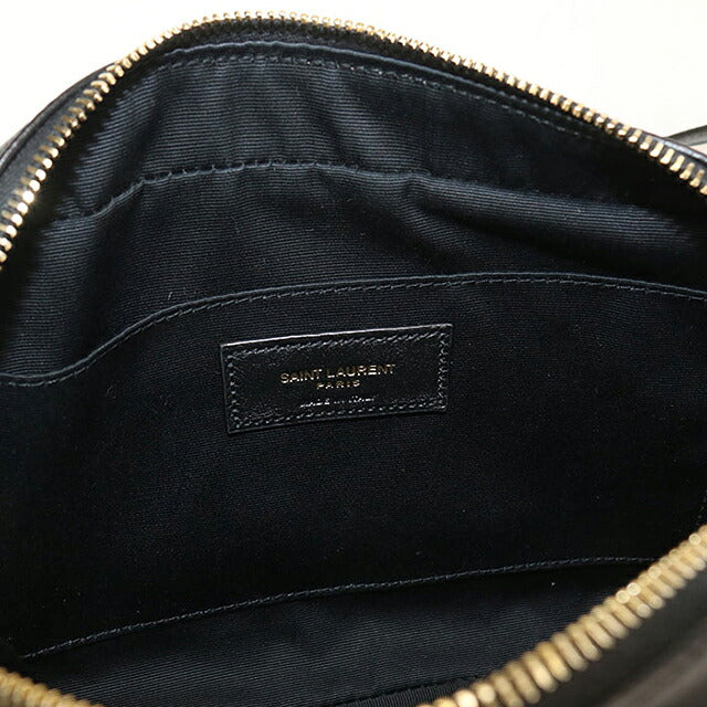 二手 Saint Laurent 斜挎单肩包女装品牌 SAINT LAURENT Lou 相机包皮革 612544 黑色 USDSL121110011