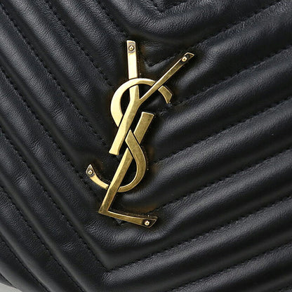 二手 Saint Laurent 斜挎单肩包女装品牌 SAINT LAURENT Lou 相机包皮革 612544 黑色 USDSL121110011
