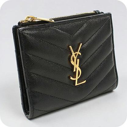 Used Saint Laurent Bifold Wallet Bifold Wallet Compact Women&