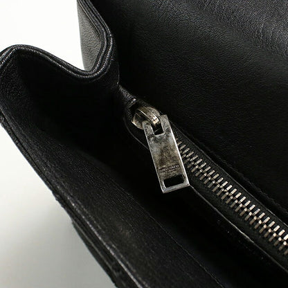 中古 サンローラン ショルダーバッグ レディース ブランド SAINT LAURENT YSL モノグラム 2WAY カレッジ ミディアム 428056 ブラック USDSL121482011