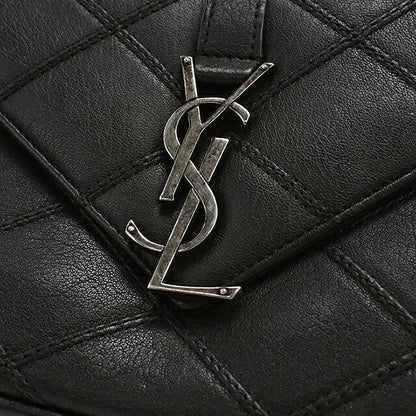中古 サンローラン ショルダーバッグ レディース ブランド SAINT LAURENT YSL モノグラム 2WAY カレッジ ミディアム 428056 ブラック USDSL121482011