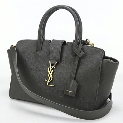 二手 Saint Laurent 手提包女装品牌 SAINT LAURENT Downtown Cabas 2WAY 635346 灰色 USDSL121538011