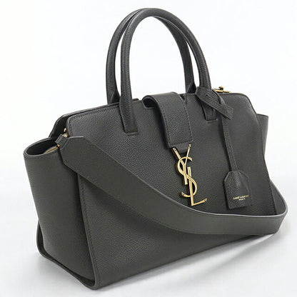 二手 Saint Laurent 手提包女装品牌 SAINT LAURENT Downtown Cabas 2WAY 635346 灰色 USDSL121538011