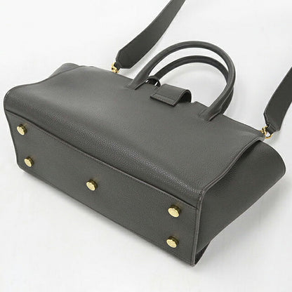 二手 Saint Laurent 手提包女装品牌 SAINT LAURENT Downtown Cabas 2WAY 635346 灰色 USDSL121538011