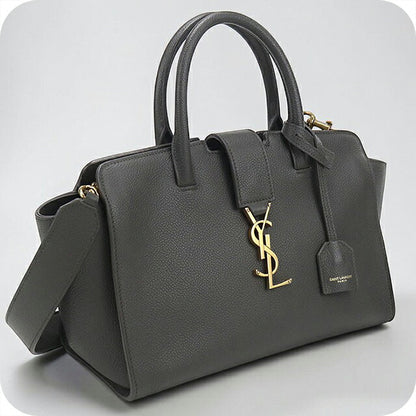二手 Saint Laurent 手提包女装品牌 SAINT LAURENT Downtown Cabas 2WAY 635346 灰色 USDSL121538011
