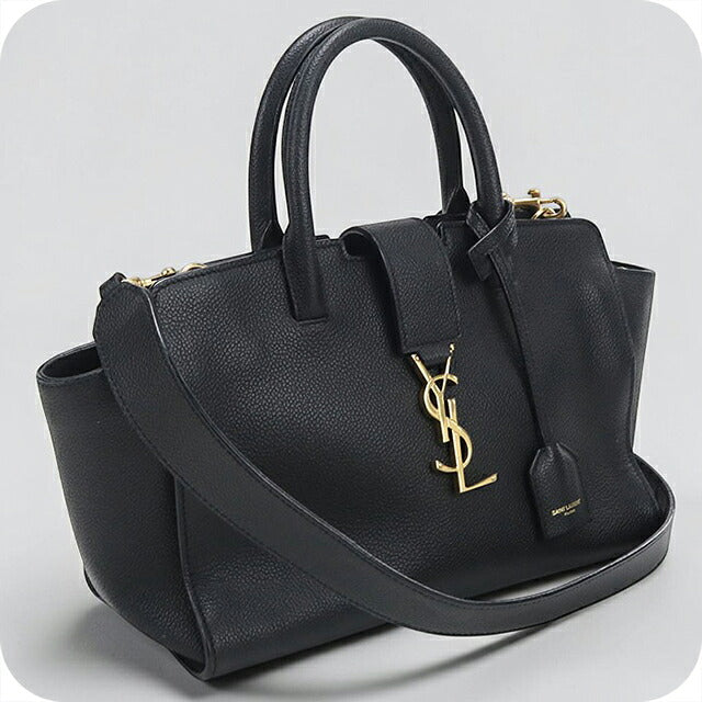 中古 サンローラン ハンドバッグ レディース ブランド SAINT LAURENT ダウンタウン カバス 2WAY 635346 ブラック USDSL121539011