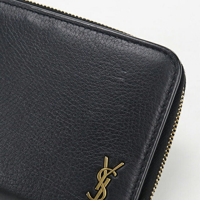二手 Saint Laurent 双折钱包 双折钱包 紧凑型女式品牌 SAINT LAURENT Tiny Monogram Compact Zip 635263 USDSL121578011