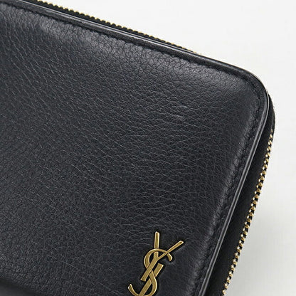 二手 Saint Laurent 双折钱包 双折钱包 紧凑型女式品牌 SAINT LAURENT Tiny Monogram Compact Zip 635263 USDSL121578011