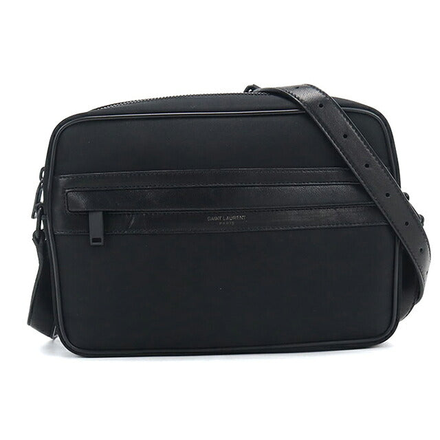中古 サンローラン ショルダーバッグ メンズ ブランド SAINT LAURENT キャンプ カメラバッグ 644276 ブラック USDSL121618011