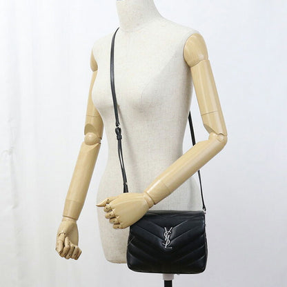 使用的Saint Laurent Crossbody肩带为女性品牌SAINT LAURENT LULU 467072黑色包USDSL95821011