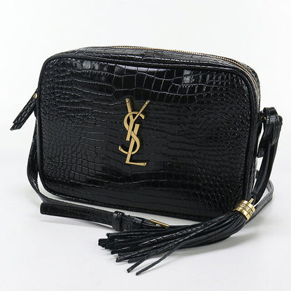 Used Saint Laurent crossbody shoulder bag for women brand SAINT LAURENT 612544 black bag USDSL96163011