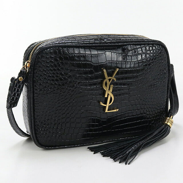 Used Saint Laurent crossbody shoulder bag for women brand SAINT LAURENT 612544 black bag USDSL96163011