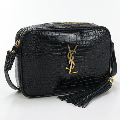 Used Saint Laurent crossbody shoulder bag for women brand SAINT LAURENT 612544 black bag USDSL96163011