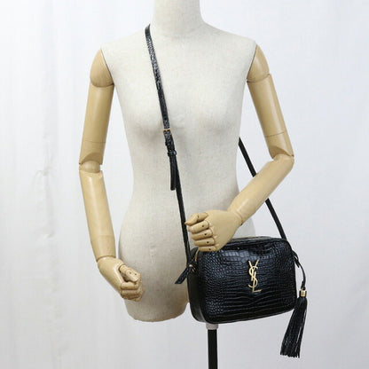 Used Saint Laurent crossbody shoulder bag for women brand SAINT LAURENT 612544 black bag USDSL96163011
